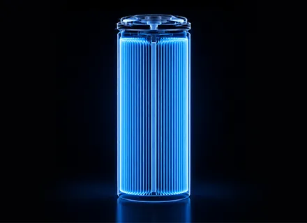 Cylindrical Power Battery: Electrode & Inclusion Analysis